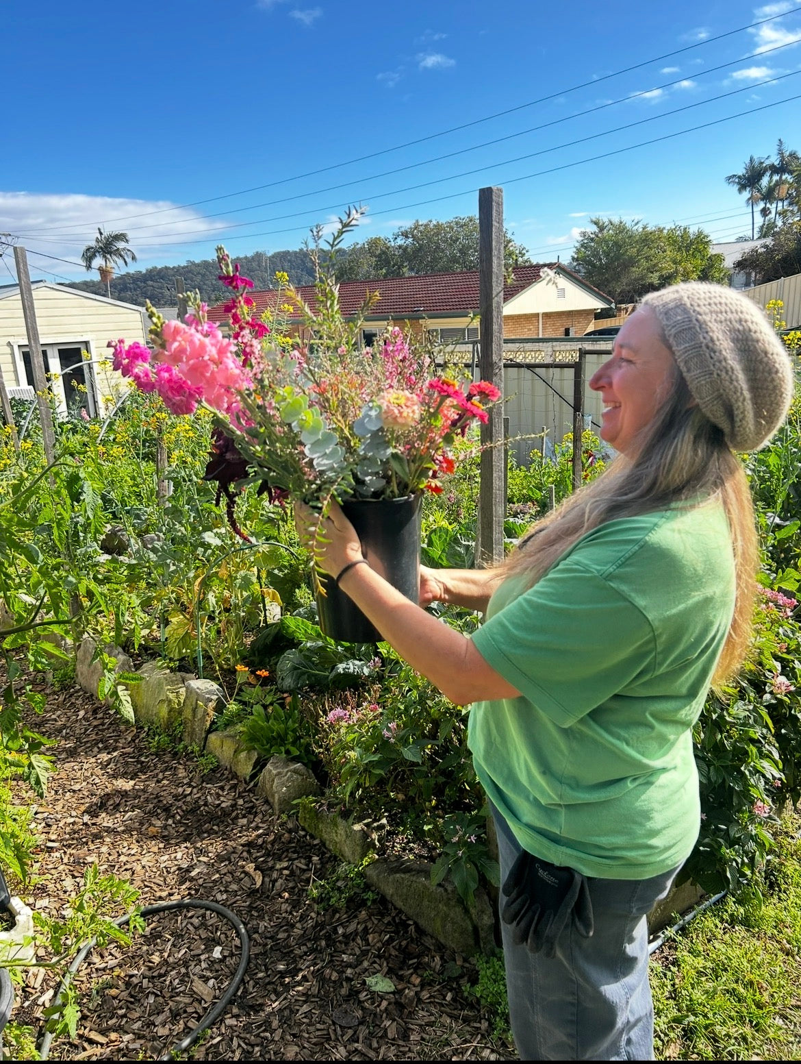 Seasonal Flower Bucket