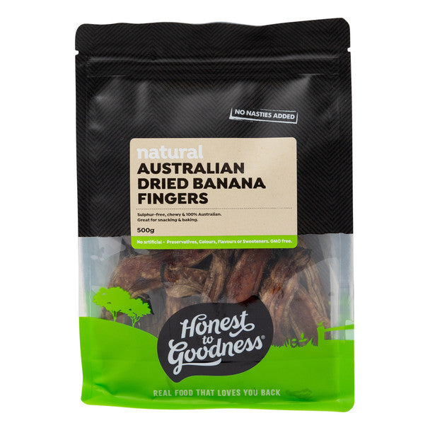 Australian Dried Banana Fingers 500g