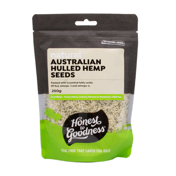 Australian Hulled Hemp Seeds 200g