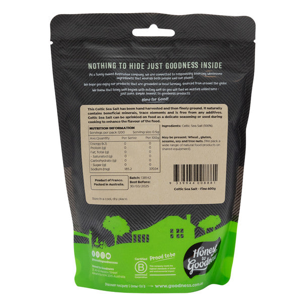 Celtic Sea Salt - Fine 600g