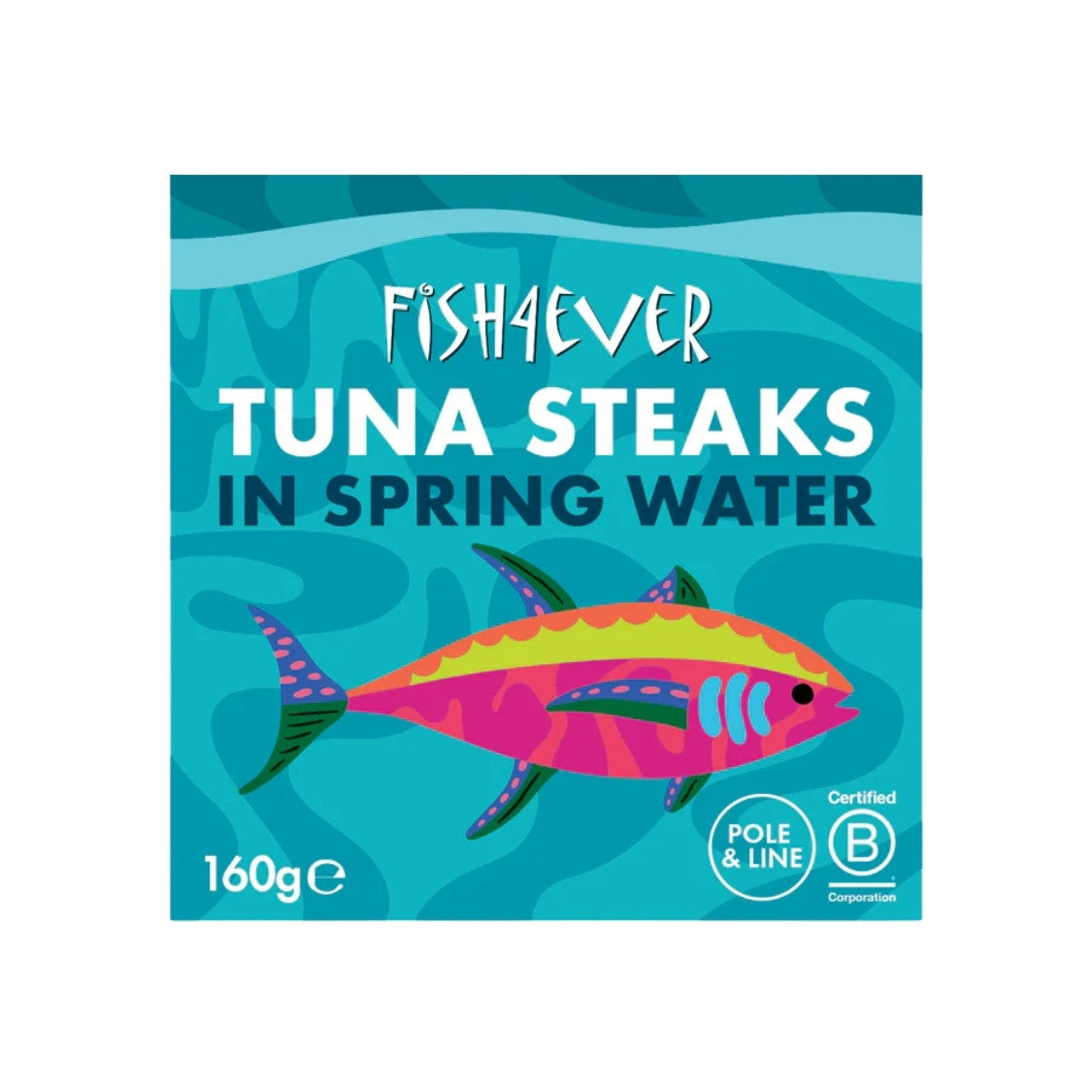 Fish4Ever Skipjack Tuna Steaks in Spring Water 160g