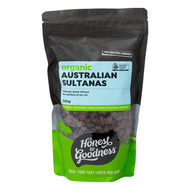 Organic Australian Sultanas 500g