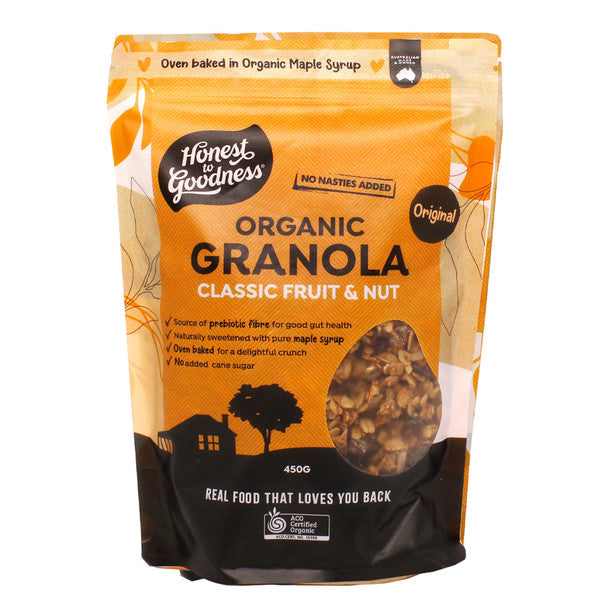 Organic Granola Classic Fruit & Nut 450g
