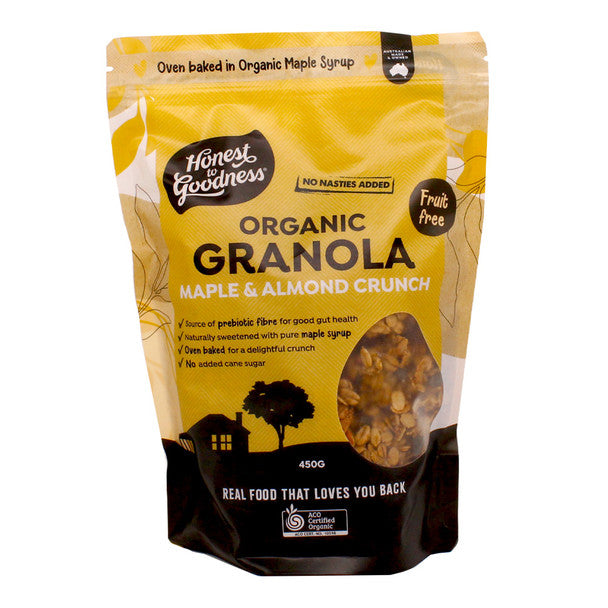 Organic Granola Maple & Almond Crunch 450g