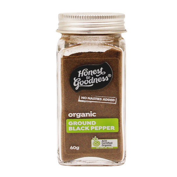Organic Ground Black Pepper 60g