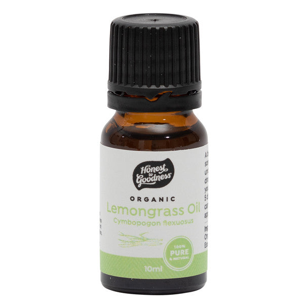 Organic Lemongrass Essential Oil 10ml