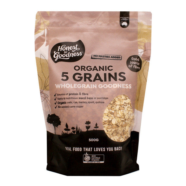 Organic 5 Grains Wholegrain Goodness 500g