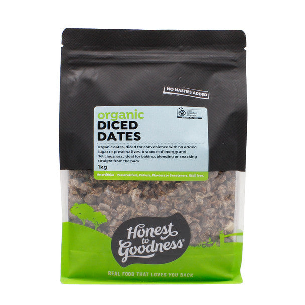 Organic Diced Dates 1KG