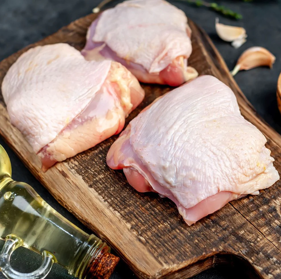 Chicken Thigh - Bone in - Certified Organic - Misty Creek Tree Range - 500g