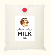 Pepe Saya Milk - 10L Homogenised, Bladder
