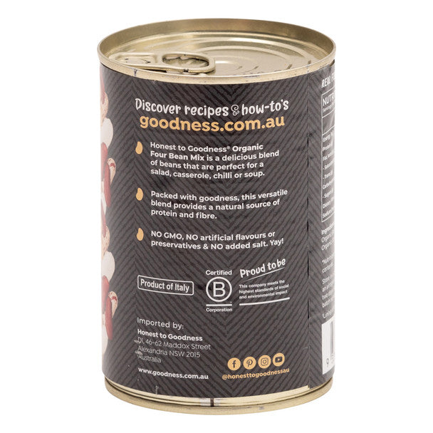 Organic Four Bean Mix 400g