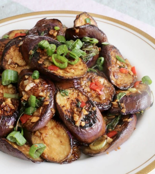 Spicy Eggplant with Thai Basil