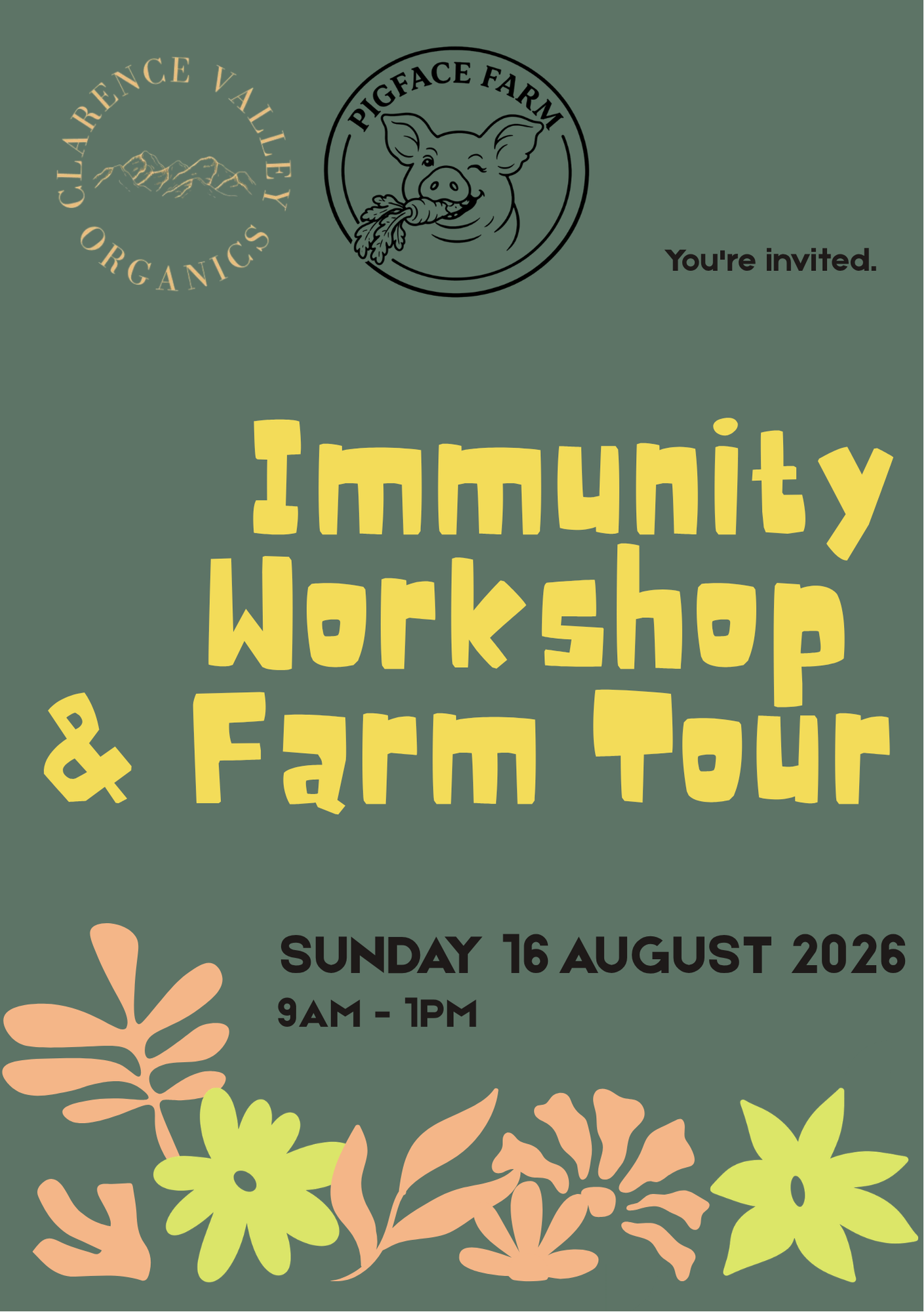 Immunity Workshop & Farm Tour | 16 August 2026 | Pigface Farm x CVO