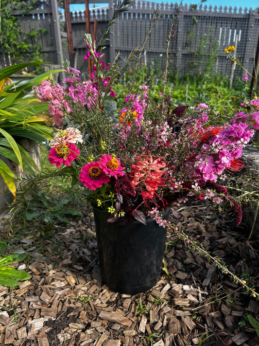 Seasonal Flower Bucket