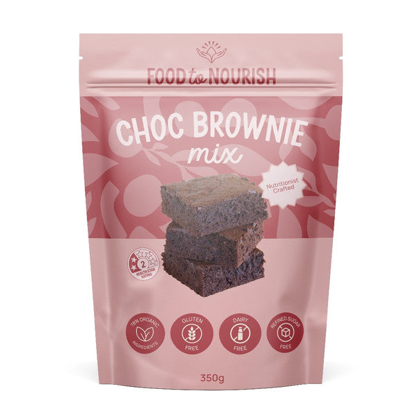Food to Nourish Choc Brownie Mix 350g