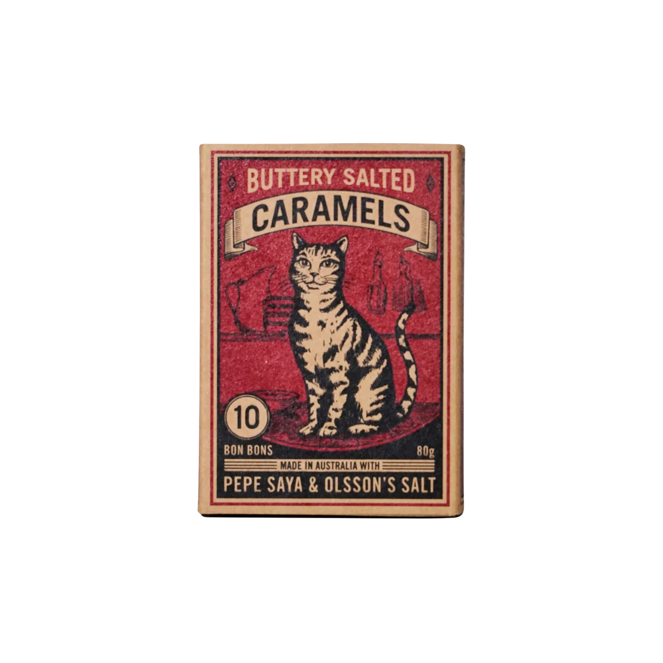 Pepe Saya Buttery Salted Caramels 80gm | 10 x Bon Bons
