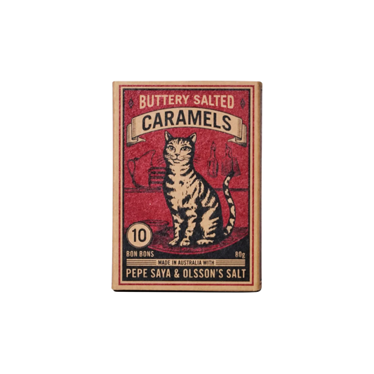 Pepe Saya Buttery Salted Caramels 80gm | 10 x Bon Bons