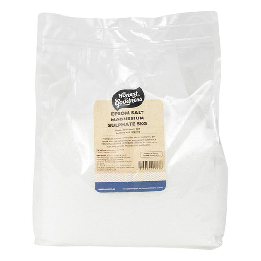Epsom Salt - Magnesium Sulphate 5KG