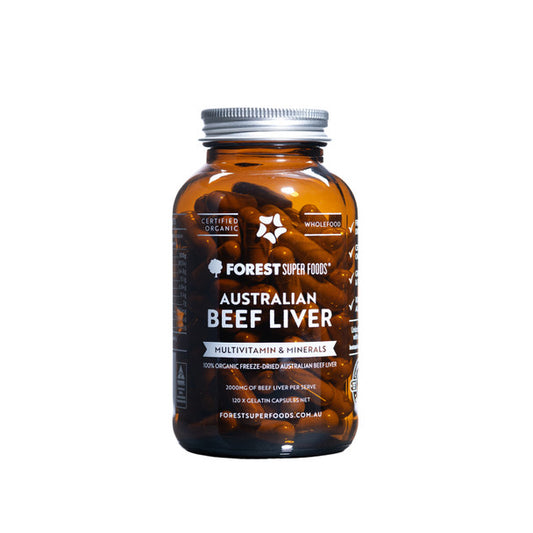 FSF Australian Organic Beef Liver Capsules 120C