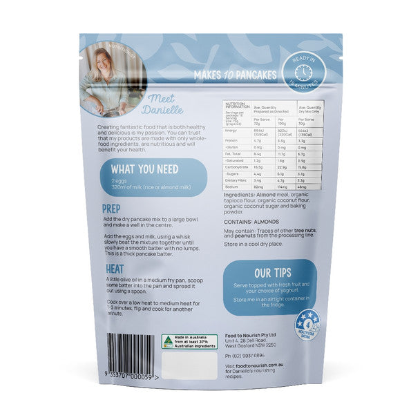 Food to Nourish Fluffy Pancake Mix 300g