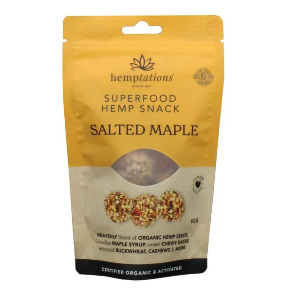 Hemptations Activated Organic Superfood Hemp Snack 80g