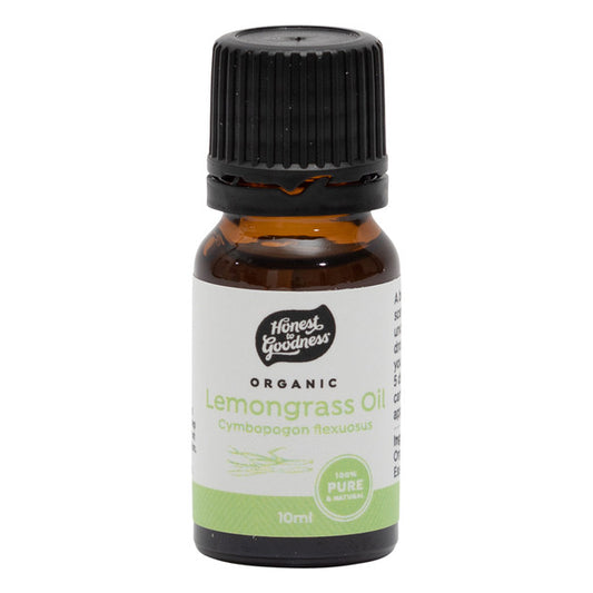 Organic Lemongrass Essential Oil 10ml