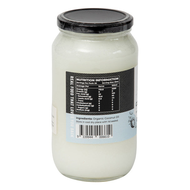Organic Virgin Coconut Oil 1L