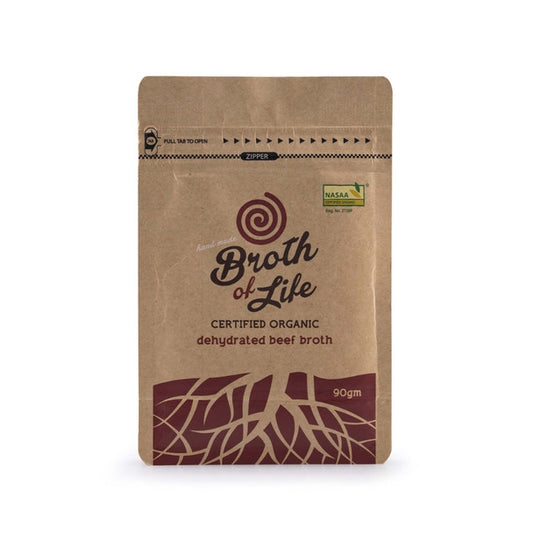 Organic Dehydrated Beef Bone Broth Sachet 90g