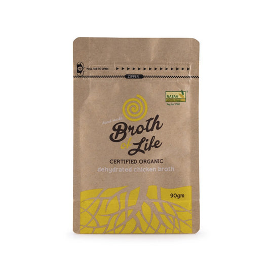 Organic Dehydrated Chicken Bone Broth Sachet 90g
