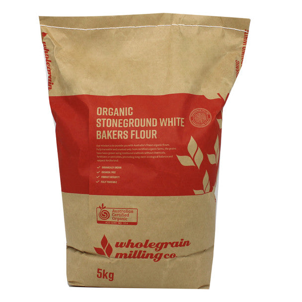 Organic Stoneground White Bakers Flour