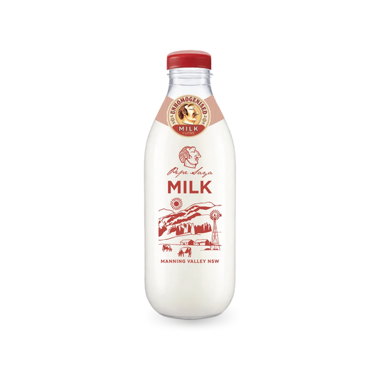 Pepe Saya Milk - 1L Unhomogenised, Plastic