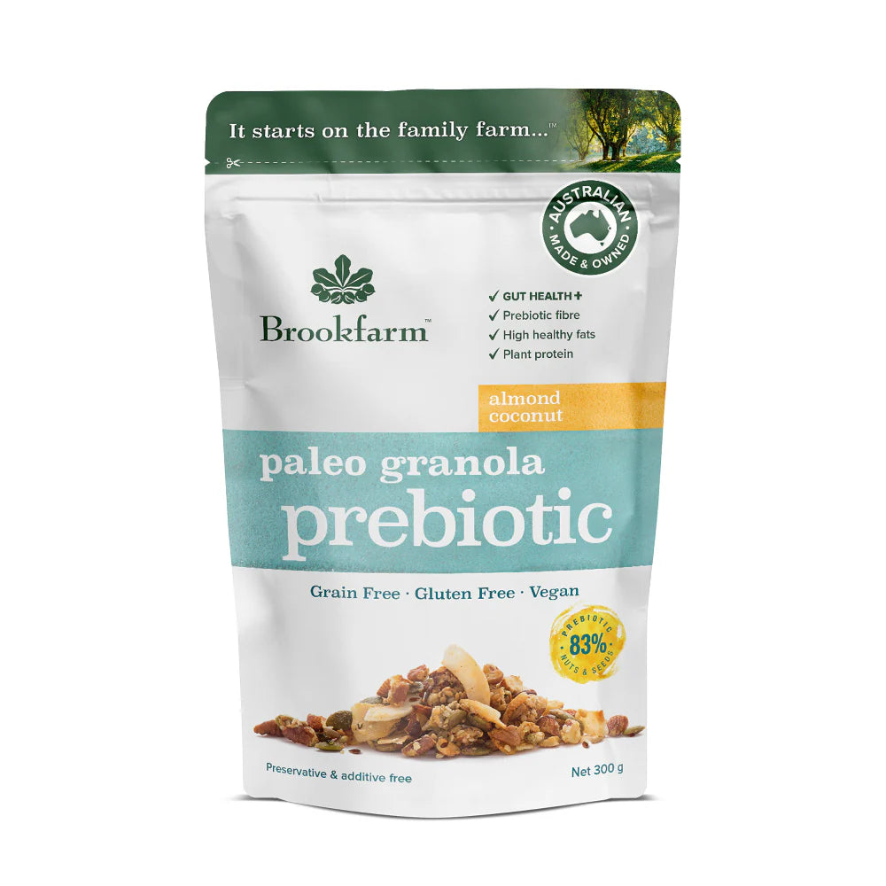 Brookfarm Prebiotic Paleo Granola - Almond Coconut 300g