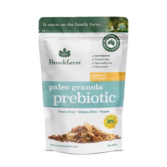 Brookfarm Prebiotic Paleo Granola - Almond Coconut 300g