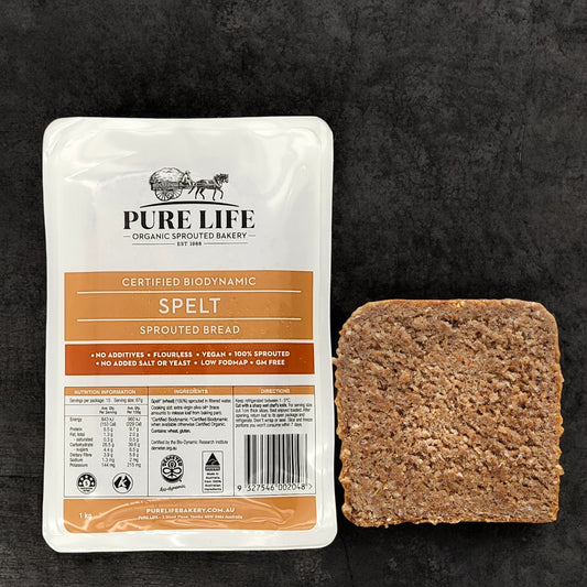 Pure Life Spelt Sprouted Bread - 1kg