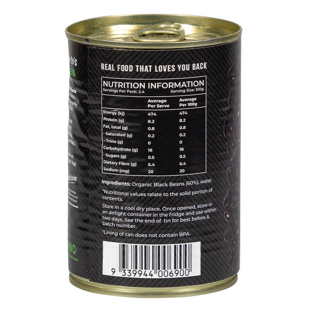 Organic Black Beans 400g