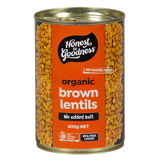 Organic Brown Lentils 400g