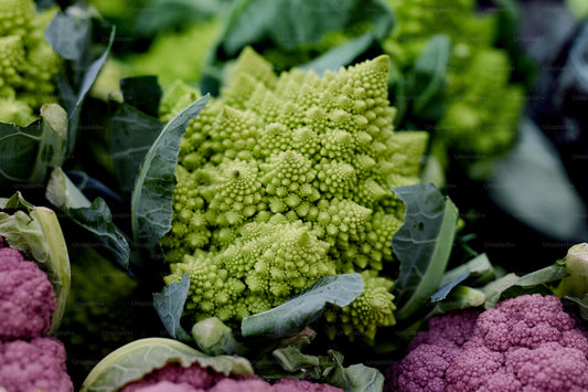 Cauliflower Romanesco (Whole) - Certified Organic
